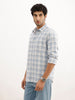 Slim Fit Full Sleeve Checkered Shirt | Blue