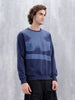 Men's Graphic Printed Sweatshirt | Navy Blue