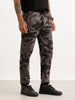Slim Fit AOP Knitted Jogger | Black