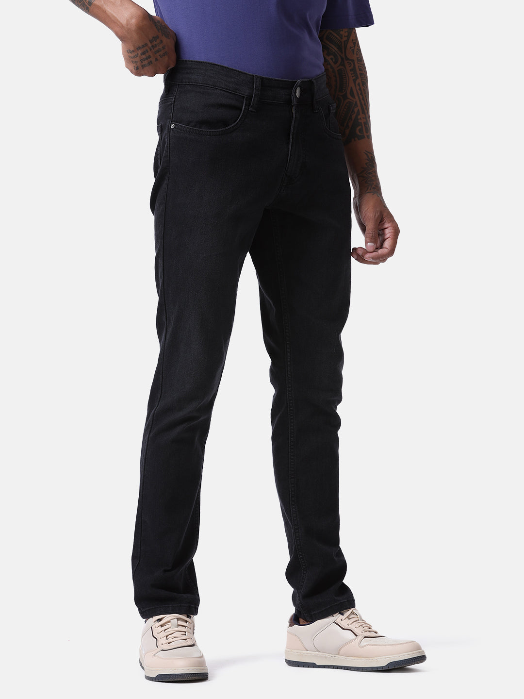 Stellar Black Slim Fit Jeans