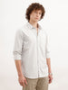 Classic Slim Fit Striped Shirt | Grey