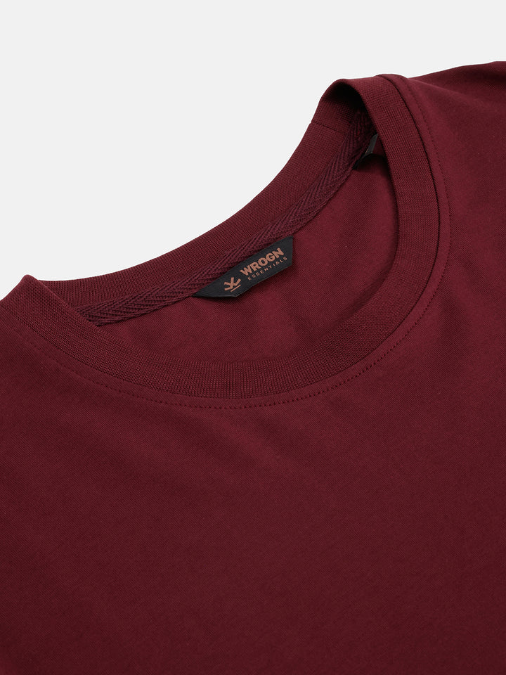 Essential Supima Crew Neck T-Shirt |Wine