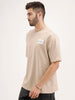 Solid Oversized Cut & Sew T-Shirt | Khaki