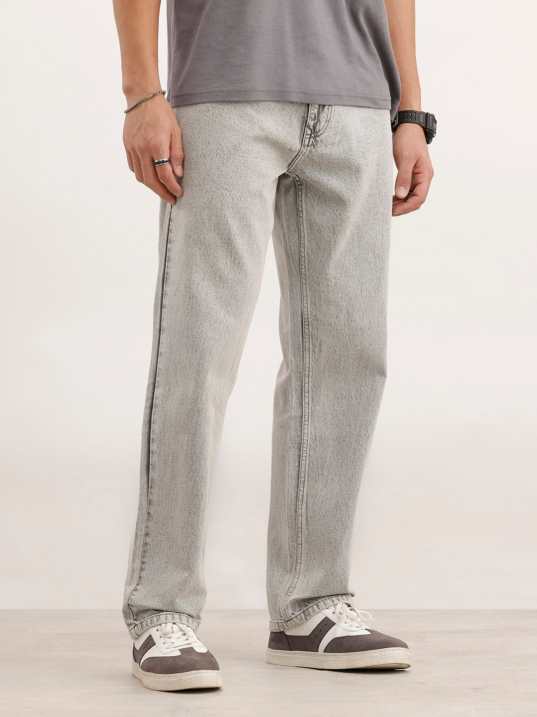 Anti Fit Denim Jeans  | Grey