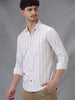 White Narrow Striped Shirt