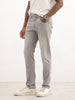 Heavy Faded Slim Fit Denim Jeans | Grey