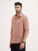 Slim Fit 100% Cotton Shirt | Rust