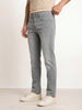 Solid Straight Fit Denim Jeans | Grey