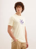 Slim Fit Placement Printed T-Shirt  | Yellow