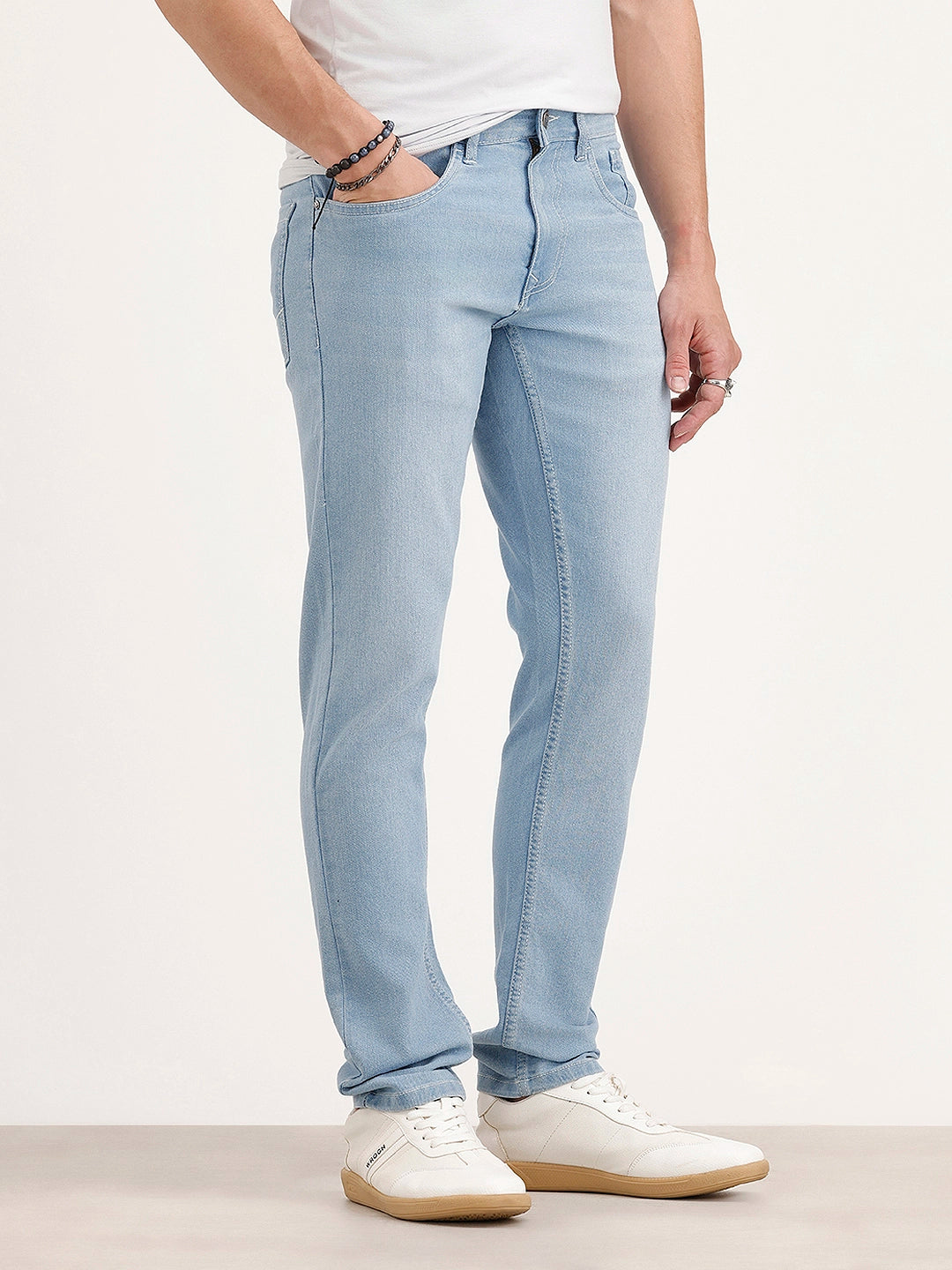 Slim Fit Denim Jeans | Light Blue