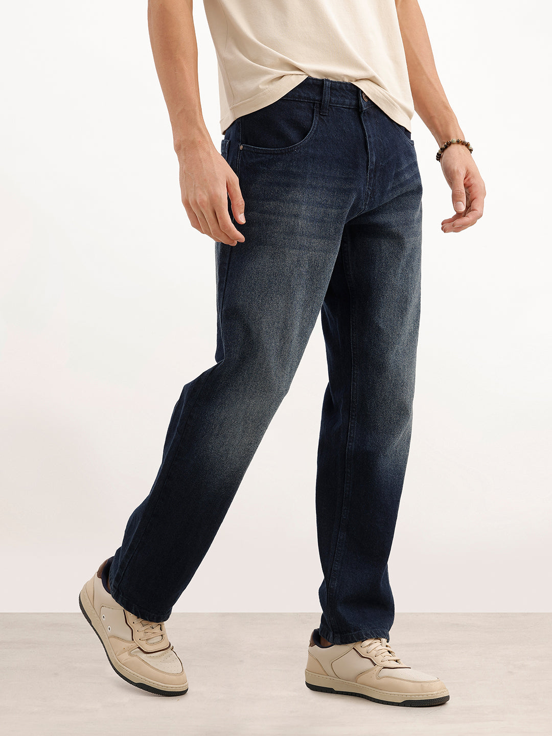 Classic Faded Denim Jeans | Blue | WJN100AT7653W