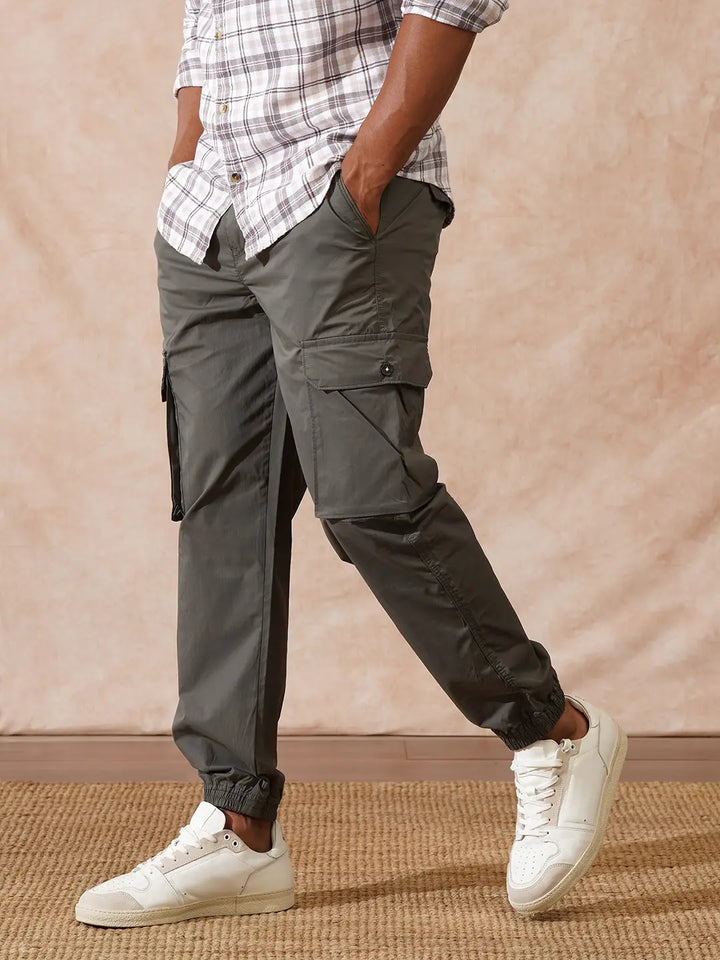 Korean Loose Fit Jogger | Grey