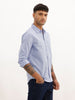 Regular Fit Checkered Full Sleeve Shirt | Blue | WWSH9200F