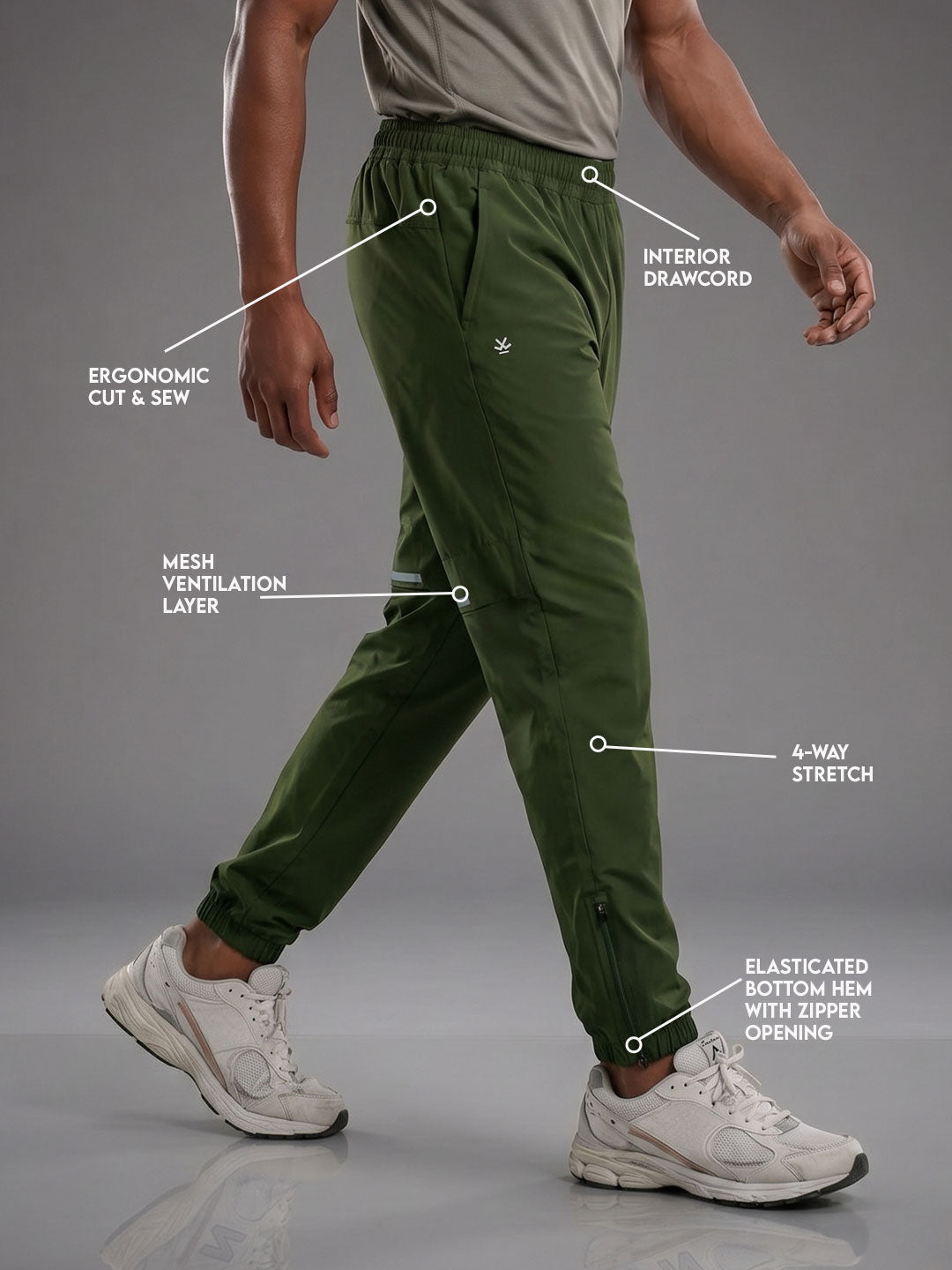 Performance Joggers | Active |  Olive