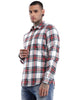 White Holiday Checked Shirt