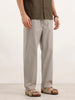 Solid Loose Fit Trouser | Grey