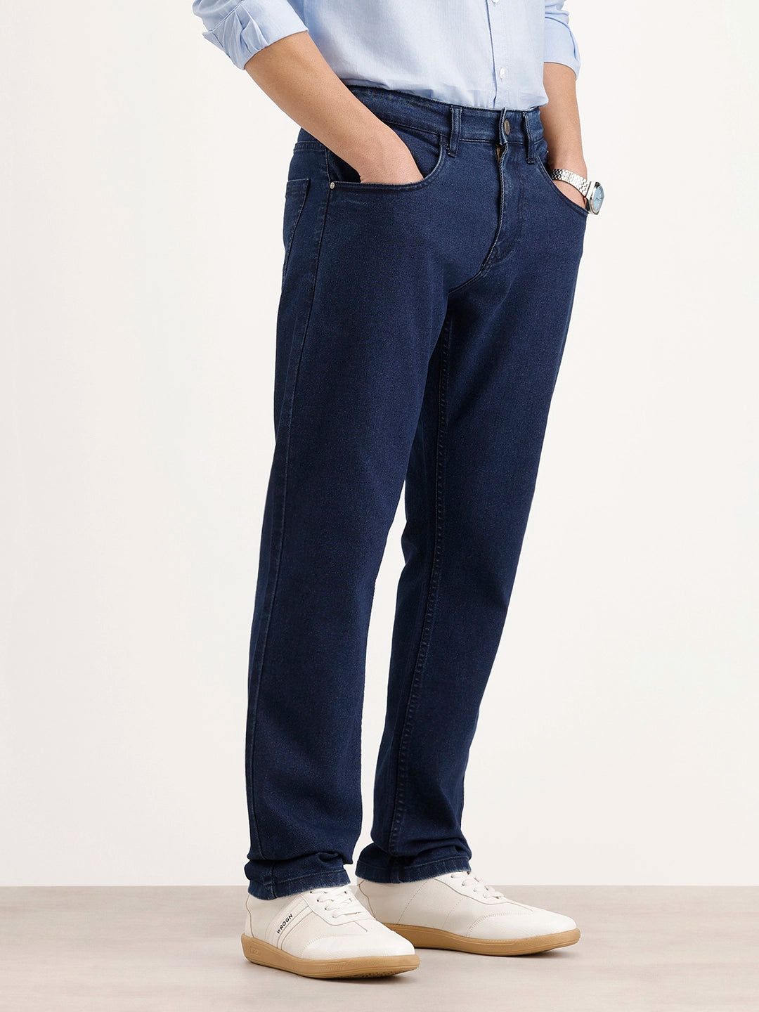 Relaxed Fit Denim Jeans | Dark Blue