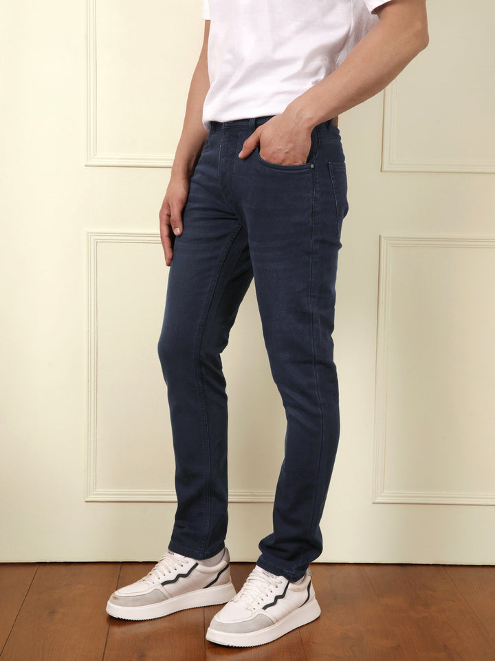 Casual Stretch Slim Fit Jeans | Blue