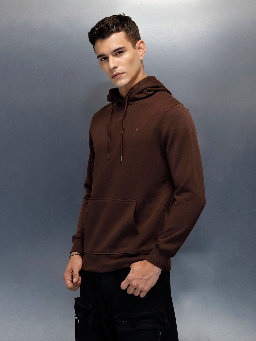 Men's Casual Slim Fit Hooded Sweatshirt | Green