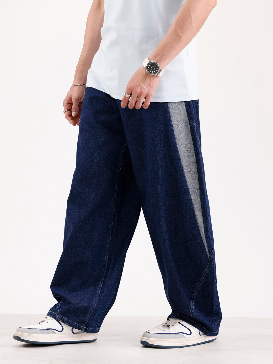 Classic Baloon Fit Jeans   |  Blue