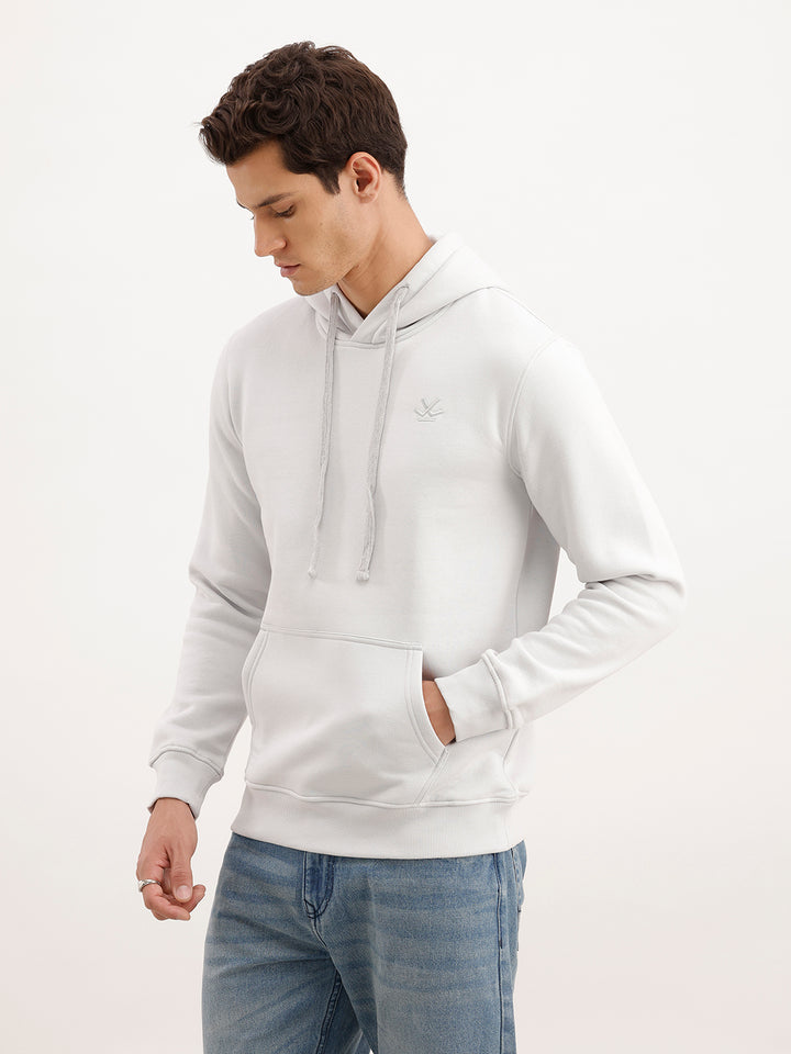 Regular Fit Hooded Sweatshirt  | Grey