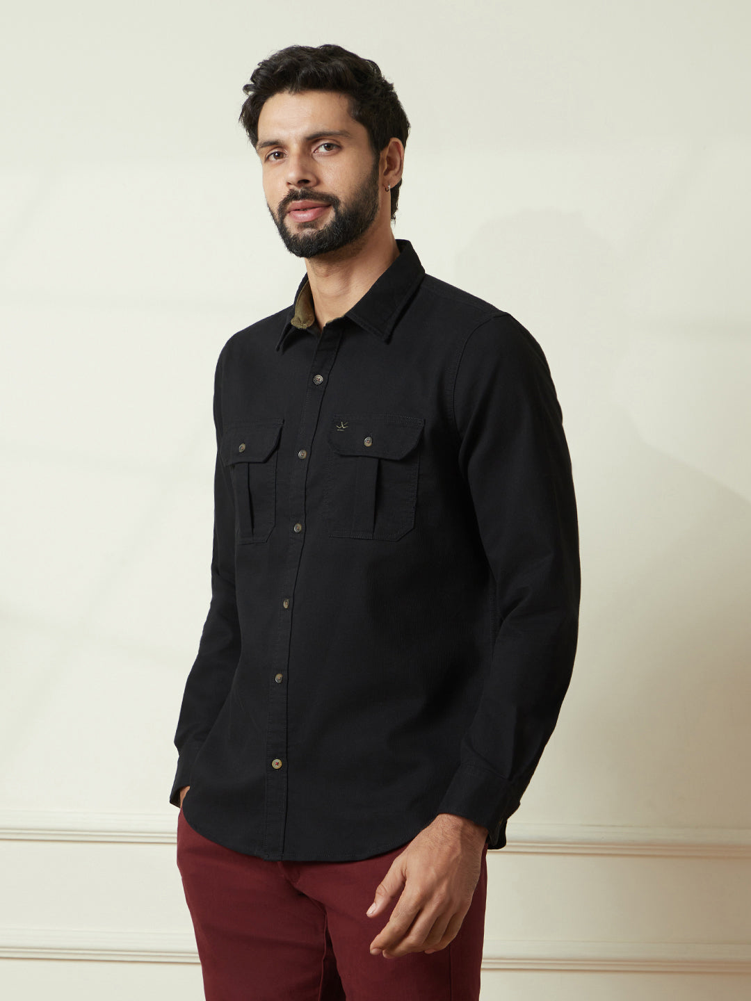 Long Sleeve Double Pocket Shirt