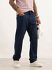 Solid Anti Fit Denim Jeans | Dark Blue