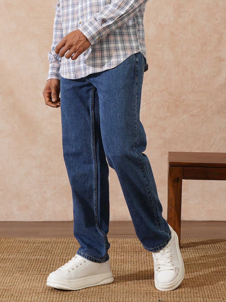 Light Fade Anti Fit Jeans | Blue