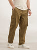 Loose Fit Cargo Trouser  | Olive