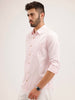 Slim Fit Solid Shirt | Pink