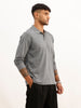 Solid Slim Fit Polo T-Shirt | Grey