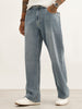 Classic Washed Bootcut Denim Jeans | Light Blue