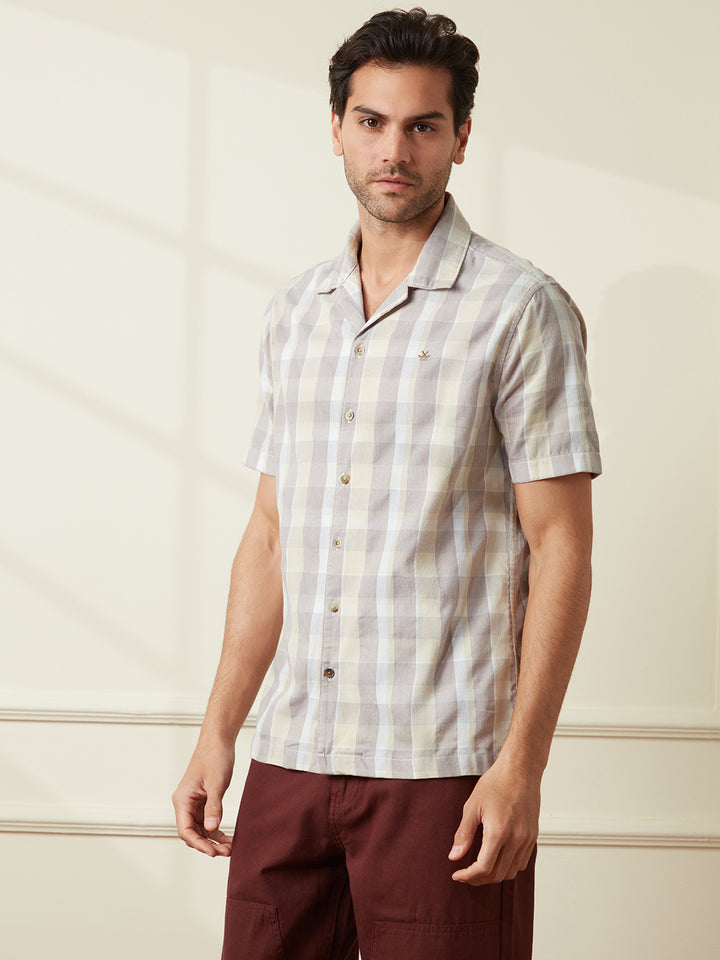 Casual Corduroy Resort Fit Shirt | Pink