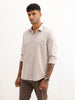 Solid Slim Fit Full Sleeve Shirt | Grey