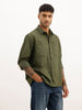 Solid Double Pocket Full Sleeve Shirt | Olive | WSH01FSCM7039W