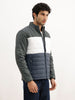 Classic Regular Fit Puffer Jacket | Multicolor
