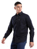 Urban Solid Navy Long Sleeve Shirt