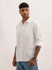 Solid Full Sleeve Shirt | White