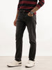Faded Slim Fit Denim Jeans | Dark Grey