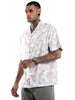 White Floral AOP Spoyl Shirt