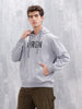 Wrogn Graphic Printed Oversized Fit Sweatshirt | Grey