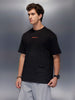 Netflix Placement Printed T-Shirt   |  Black