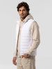 Classic Cut-Off Sleeve Puffer Jacket | White