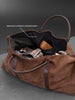 Suede Weekender Duffle | Brown (55L)