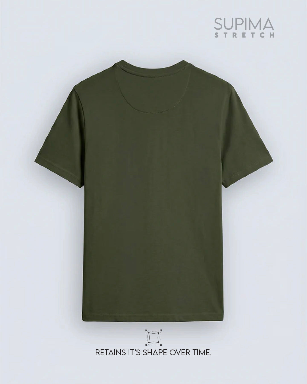Essential Supima Crew Neck T-Shirt | Essential |  Olive