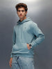 Men's casual hooded sweatshirt | Light blue