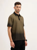 Comfort Fit Gradient Polo T-Shirt | Olive