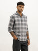 Classic Slim Fit Checkered Shirt | Grey