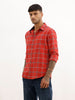 Classic Flannel Slim Fit Full Sleeve Shirt | Red