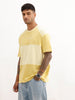 Oversized Raglan Sleeve Cut & Sew T-Shirt | Yellow